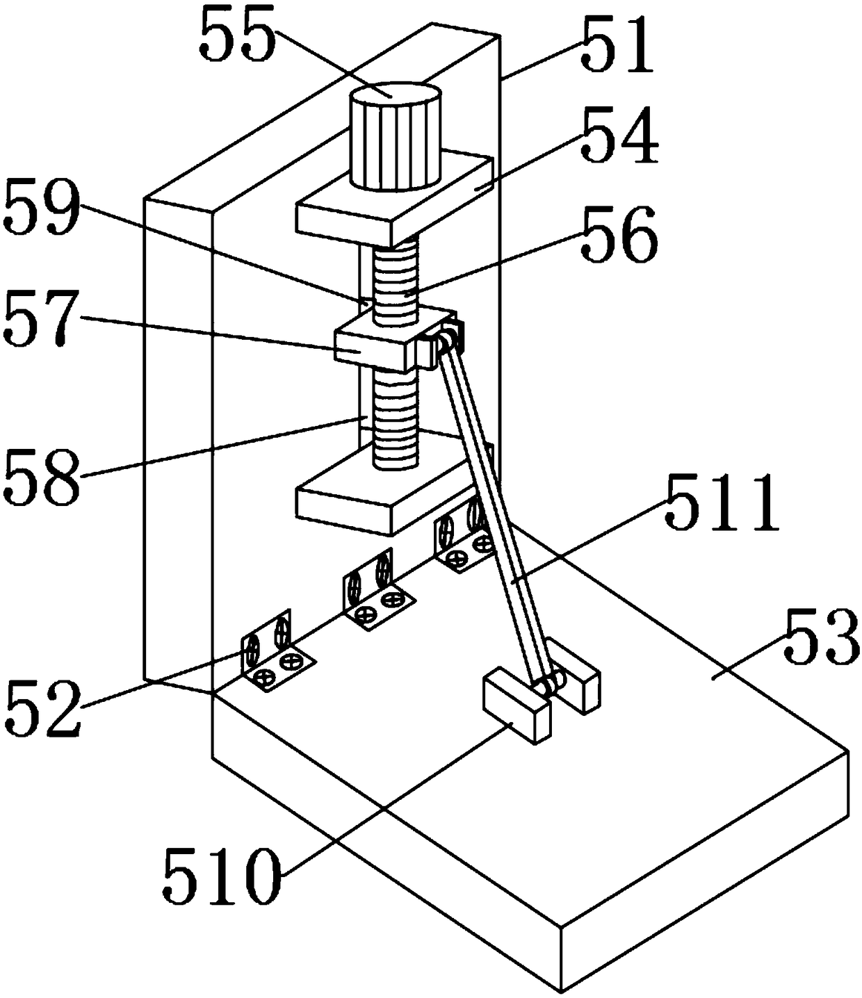 Extending arm adjusting structure of surgical microscope
