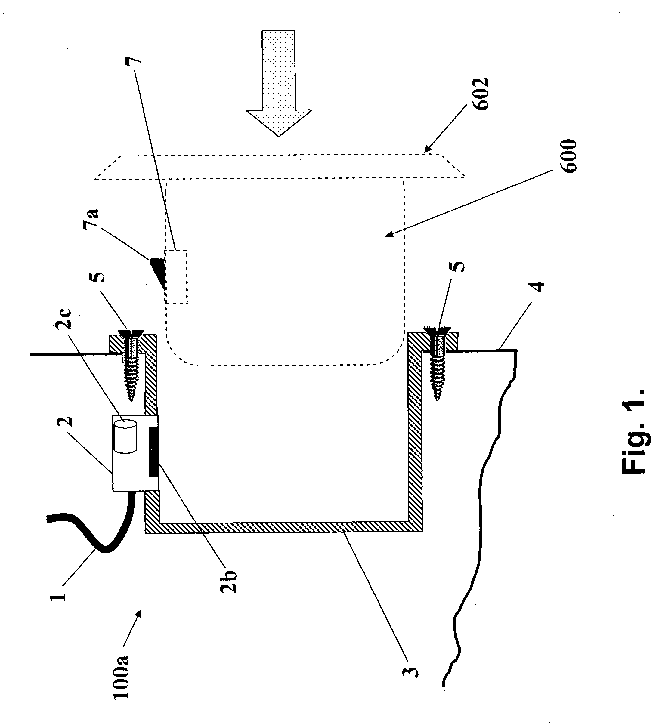 Secured computing system using wall mounted insertable modules