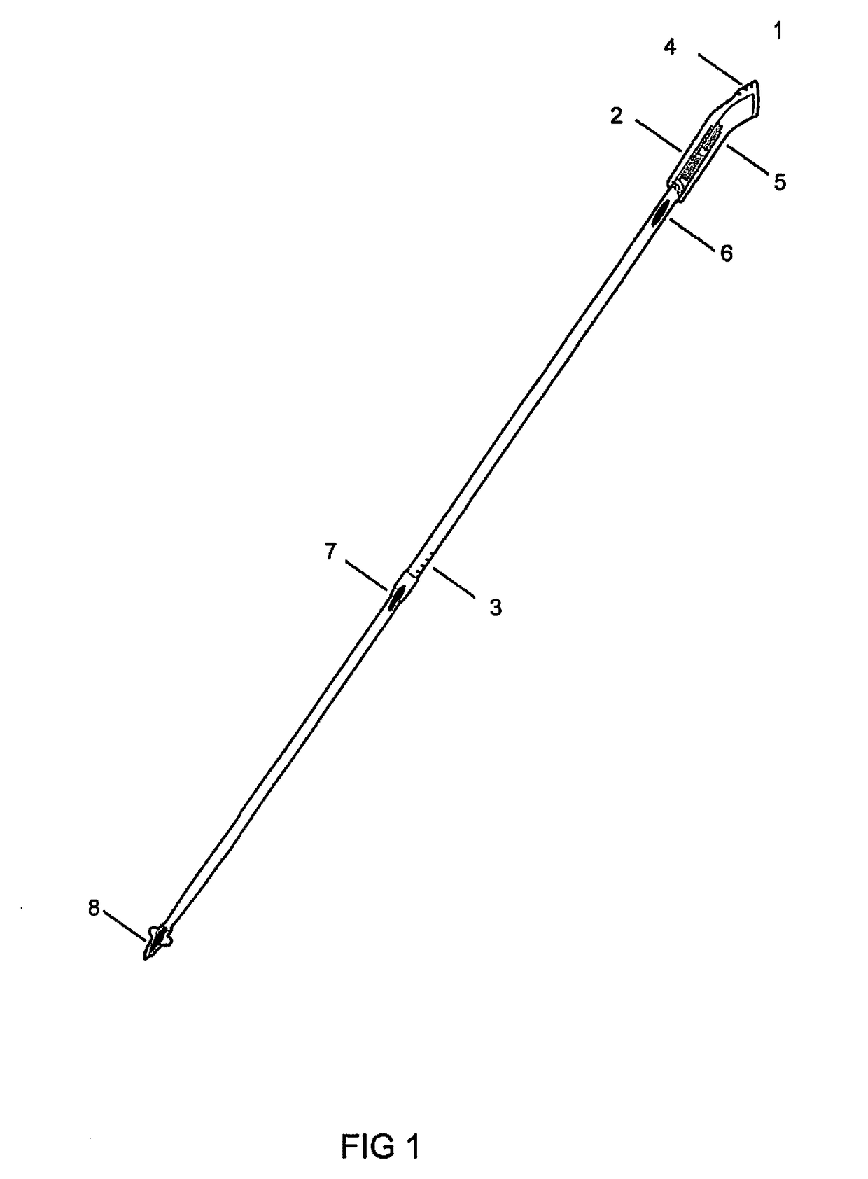 Sport pole with sensors and a method for using it
