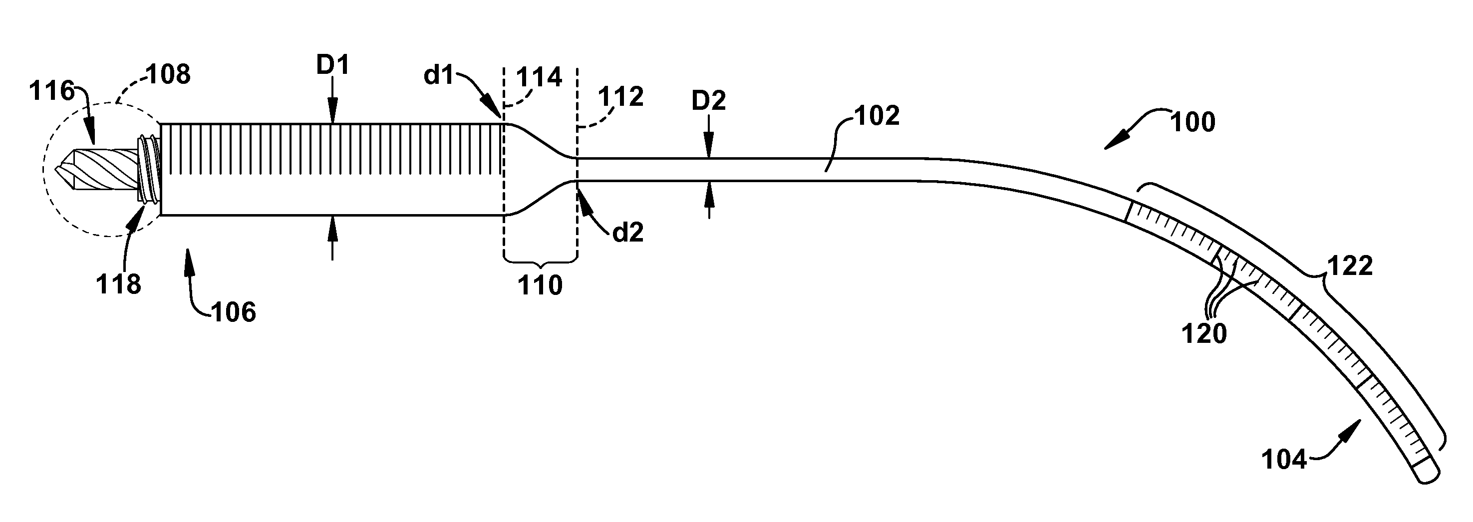 Method and apparatus for providing a relative location indication during a surgical procedure