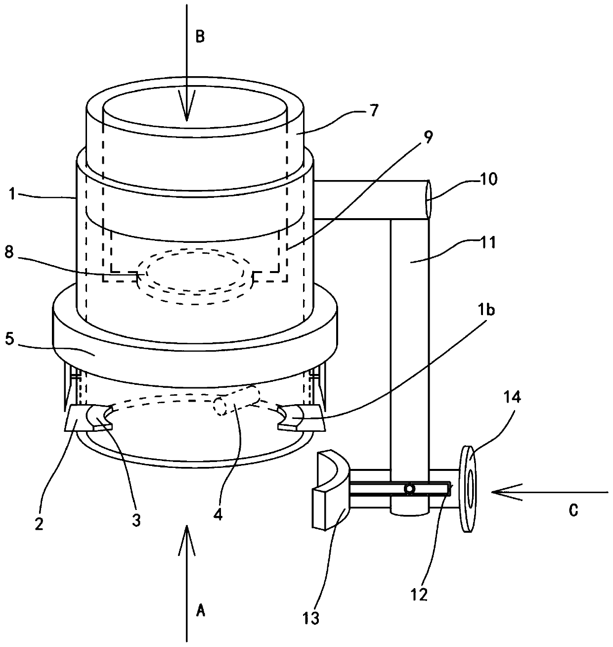 Ampoule bottle safety standard opening device and application method thereof