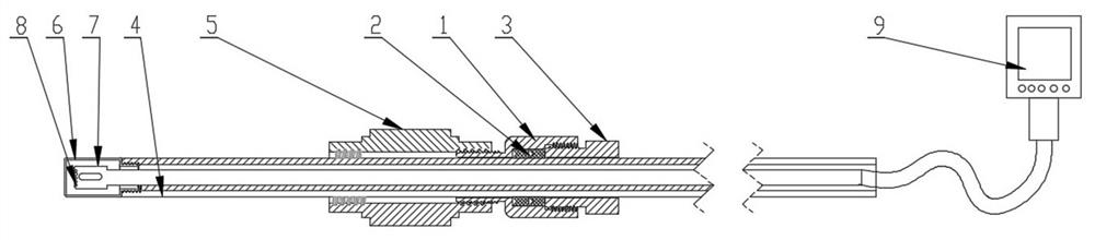 Movable probing type observation device in pressure vessel