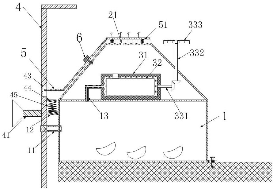 Multifunctional bird repelling device for cross arm of power transmission tower