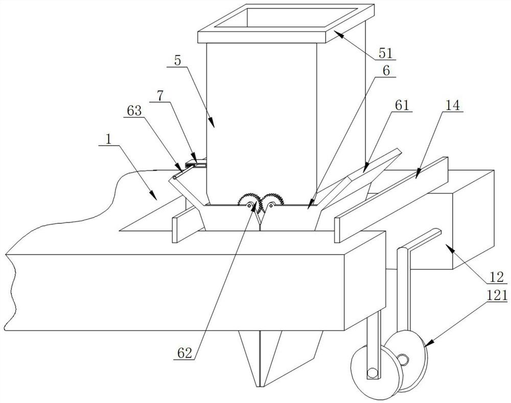 Rice transplanting mechanism of mulch applicator for agricultural planting