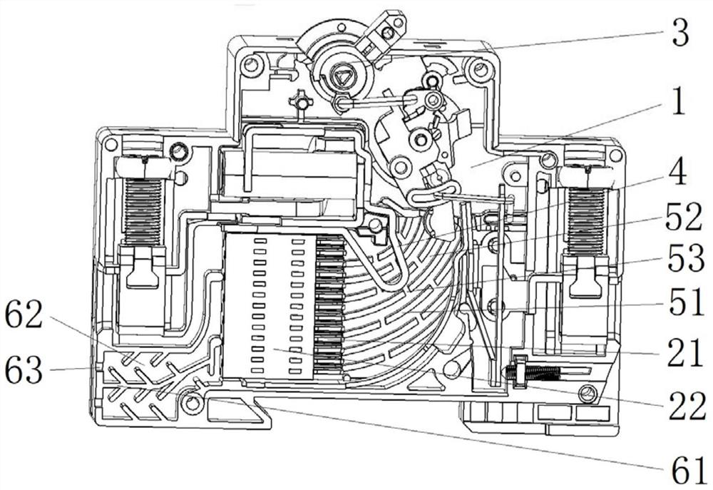 Arc extinguishing mechanism for circuit breaker, and circuit breaker