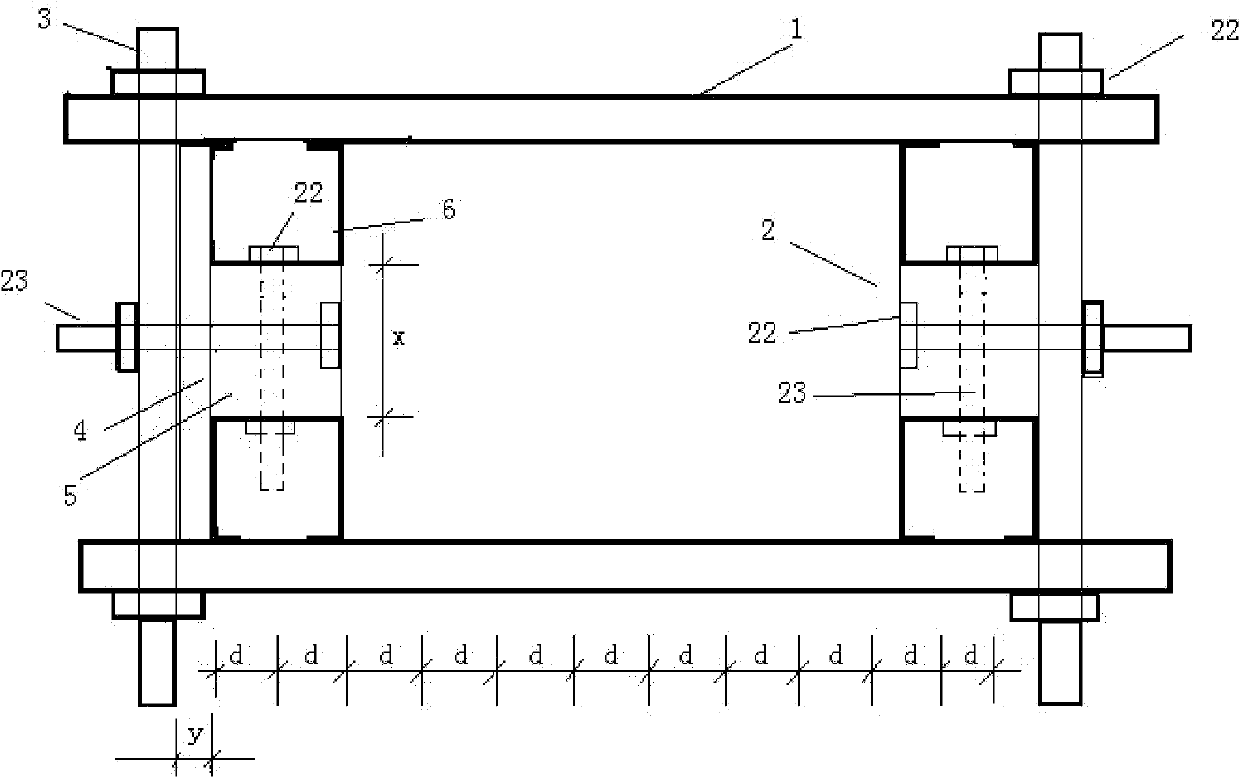 Multifunctional section-variable formwork