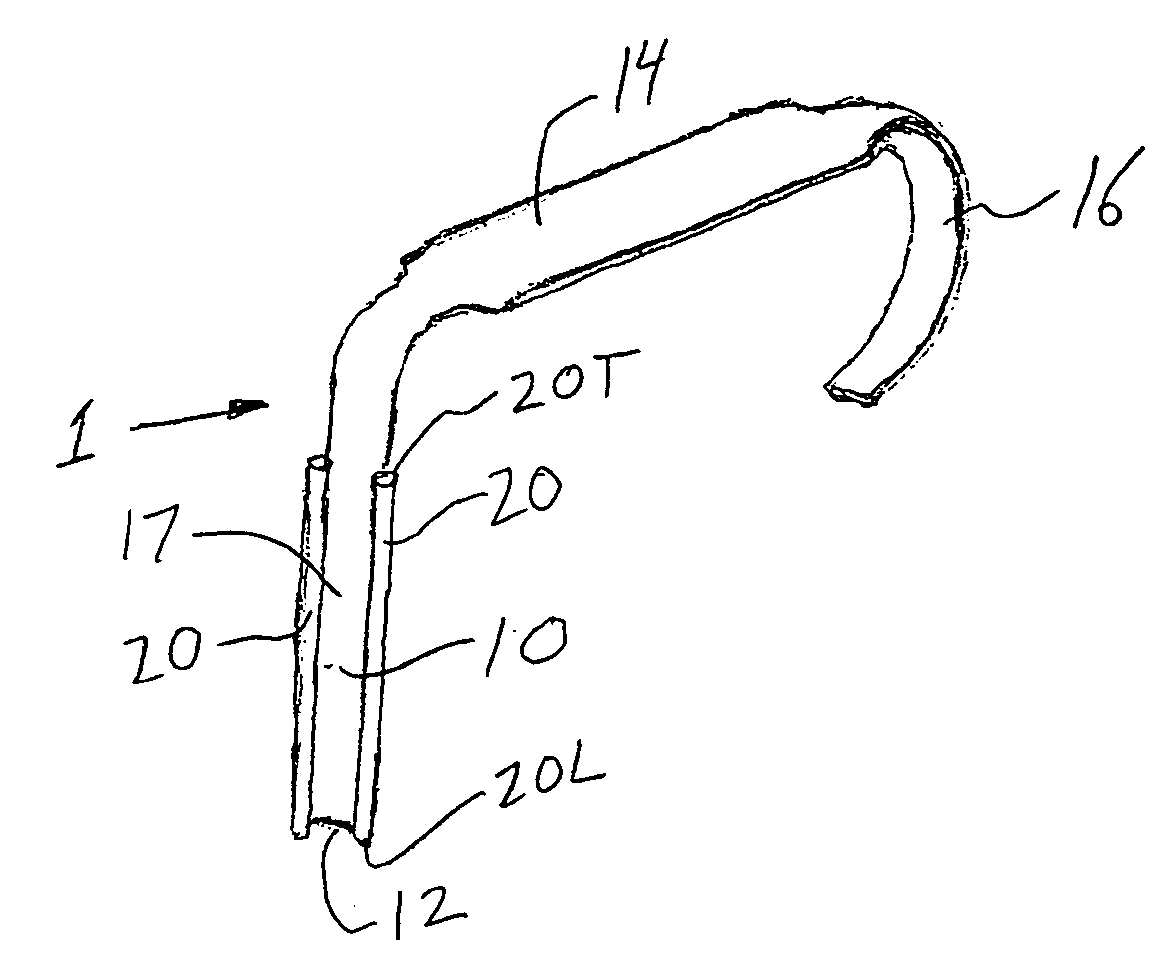 Surgical retractor with attachment