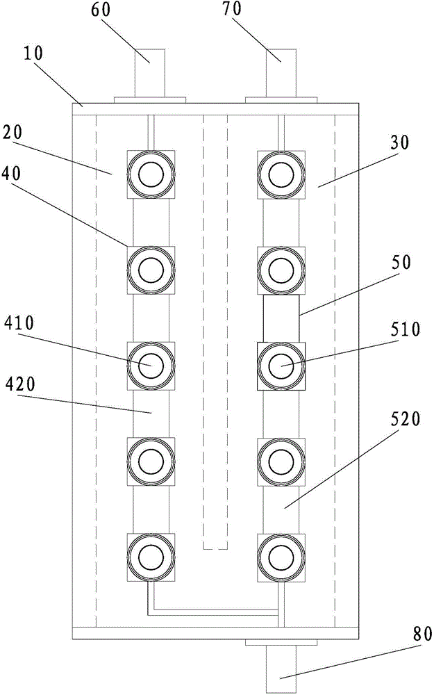 Low-loss high-isolation miniaturized double-broadband combining dividing filter