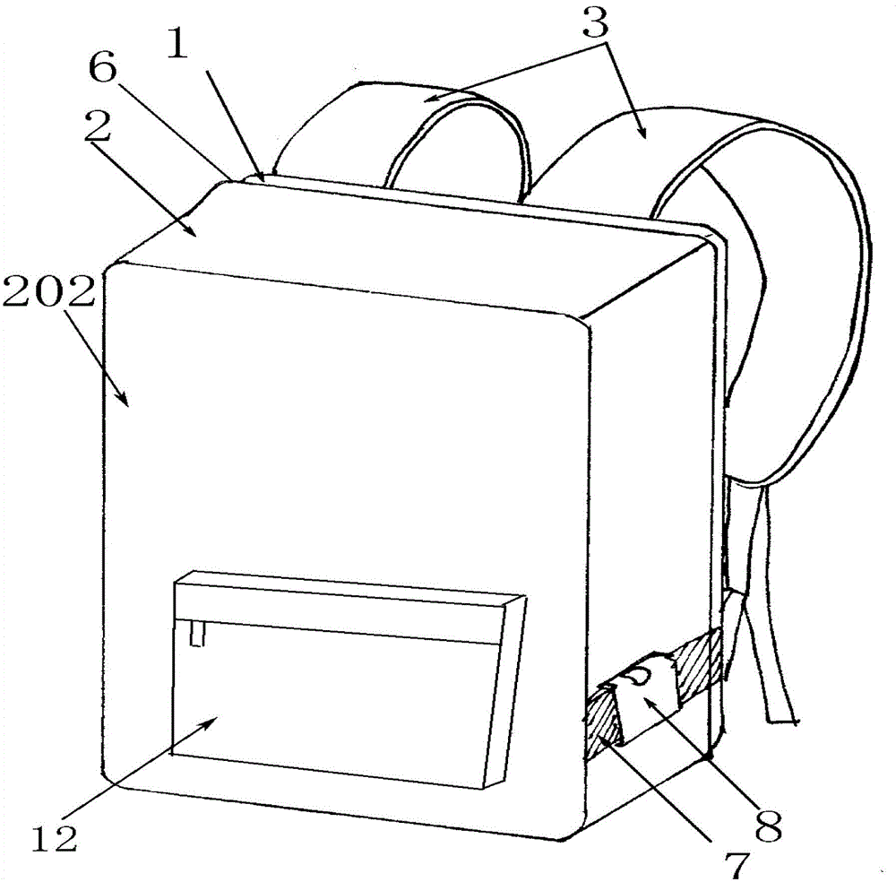 Backpack and bulletproof tactical vest integrated harness