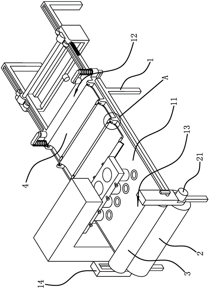 Feeding mechanism of punching machine