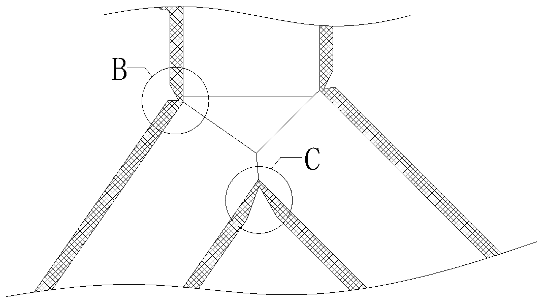 Bifurcated silicone airway stent