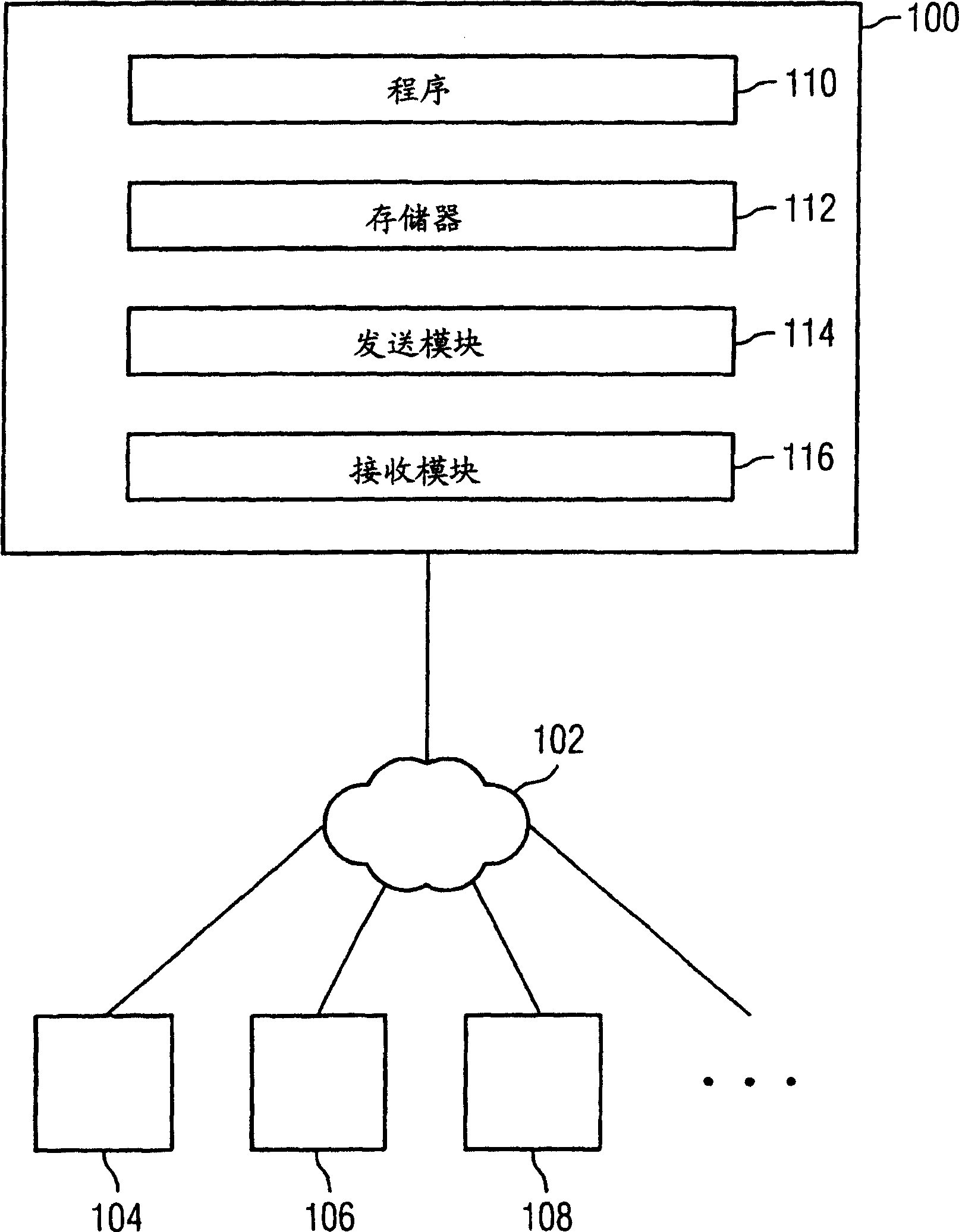 Subscriber device for a high-performance communication system