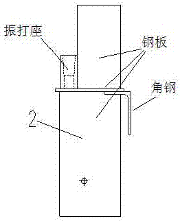 Electric precipitator airflow uniform distribution plate and rapping device thereof