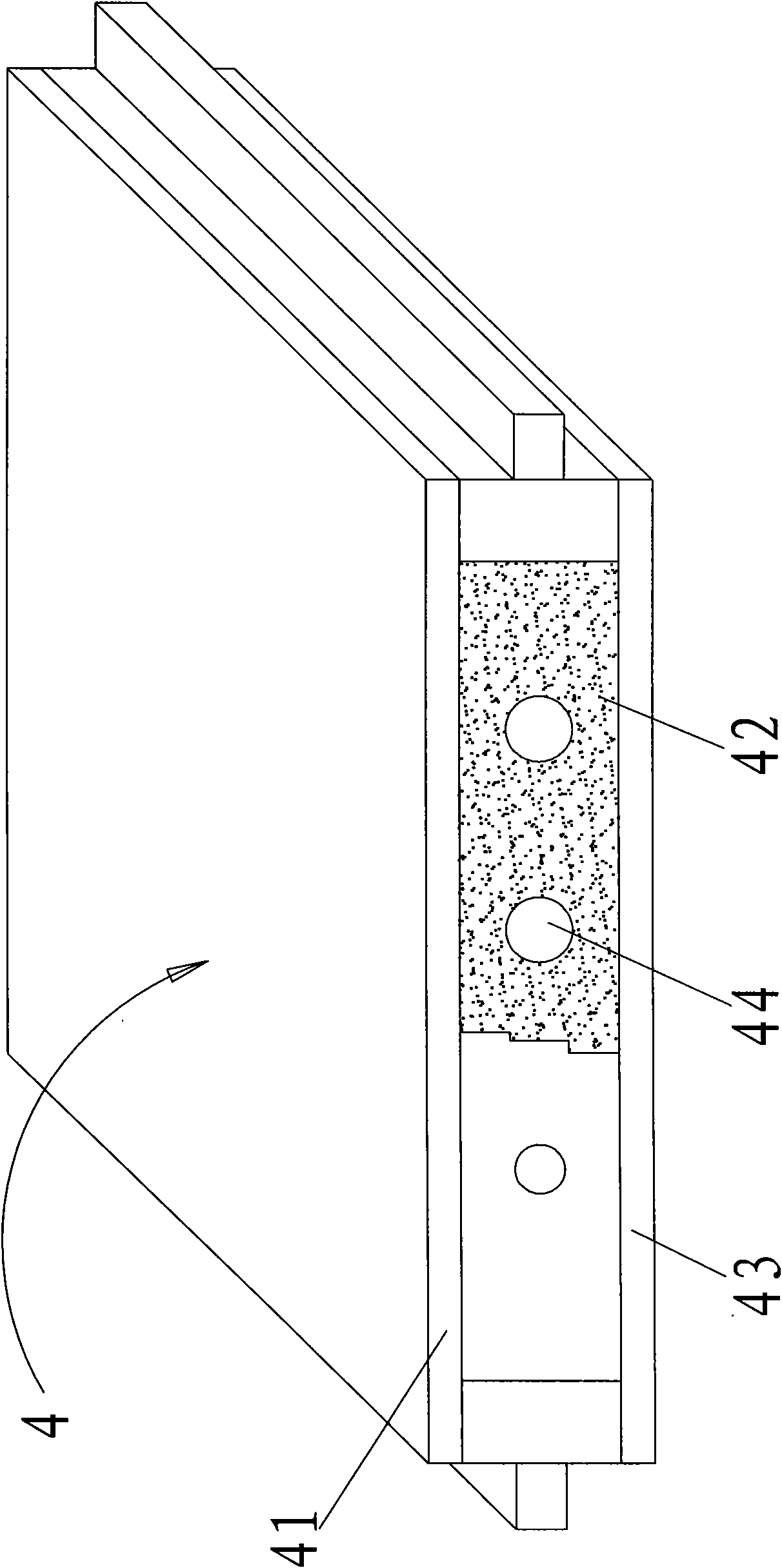 Heating system and building method of solar round bamboo prefabricated house