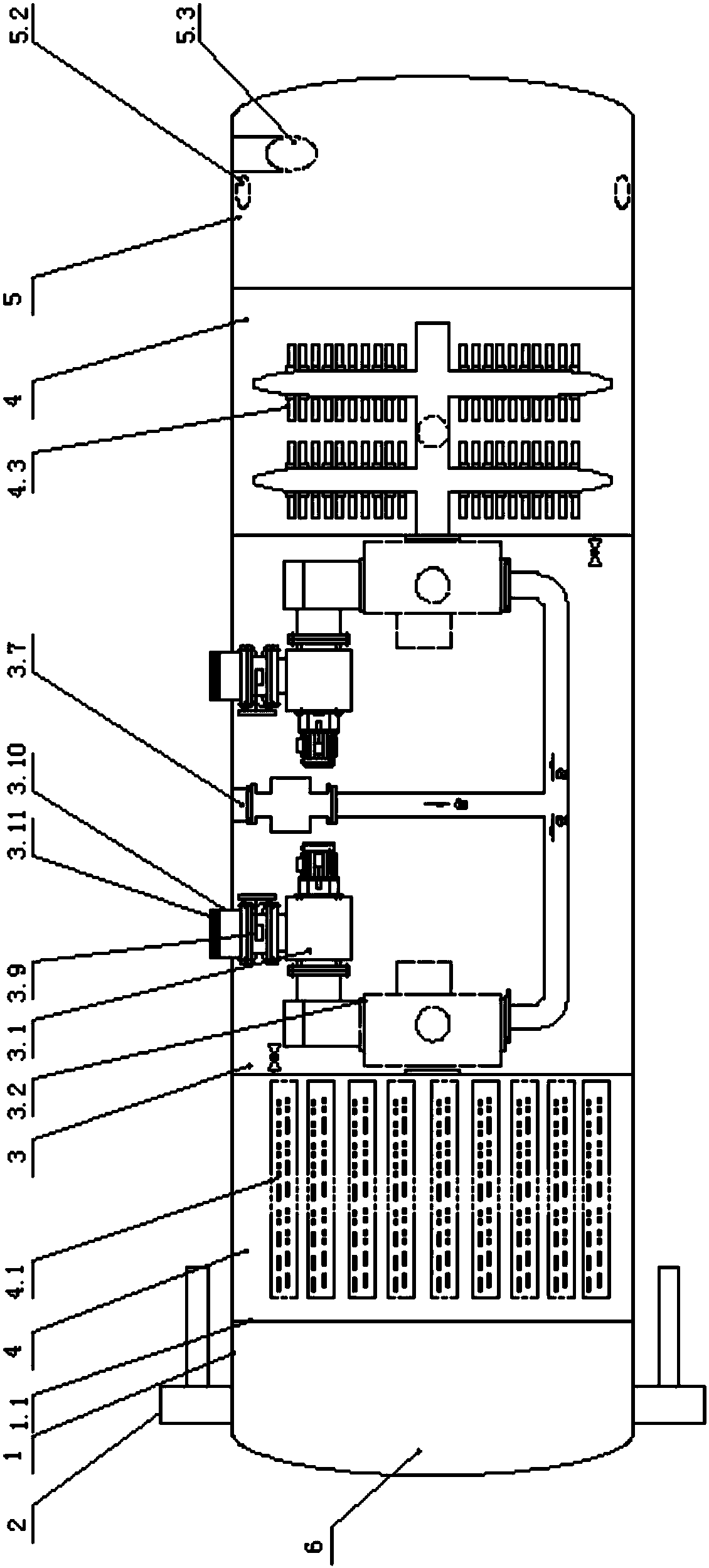 Integrated water treatment device