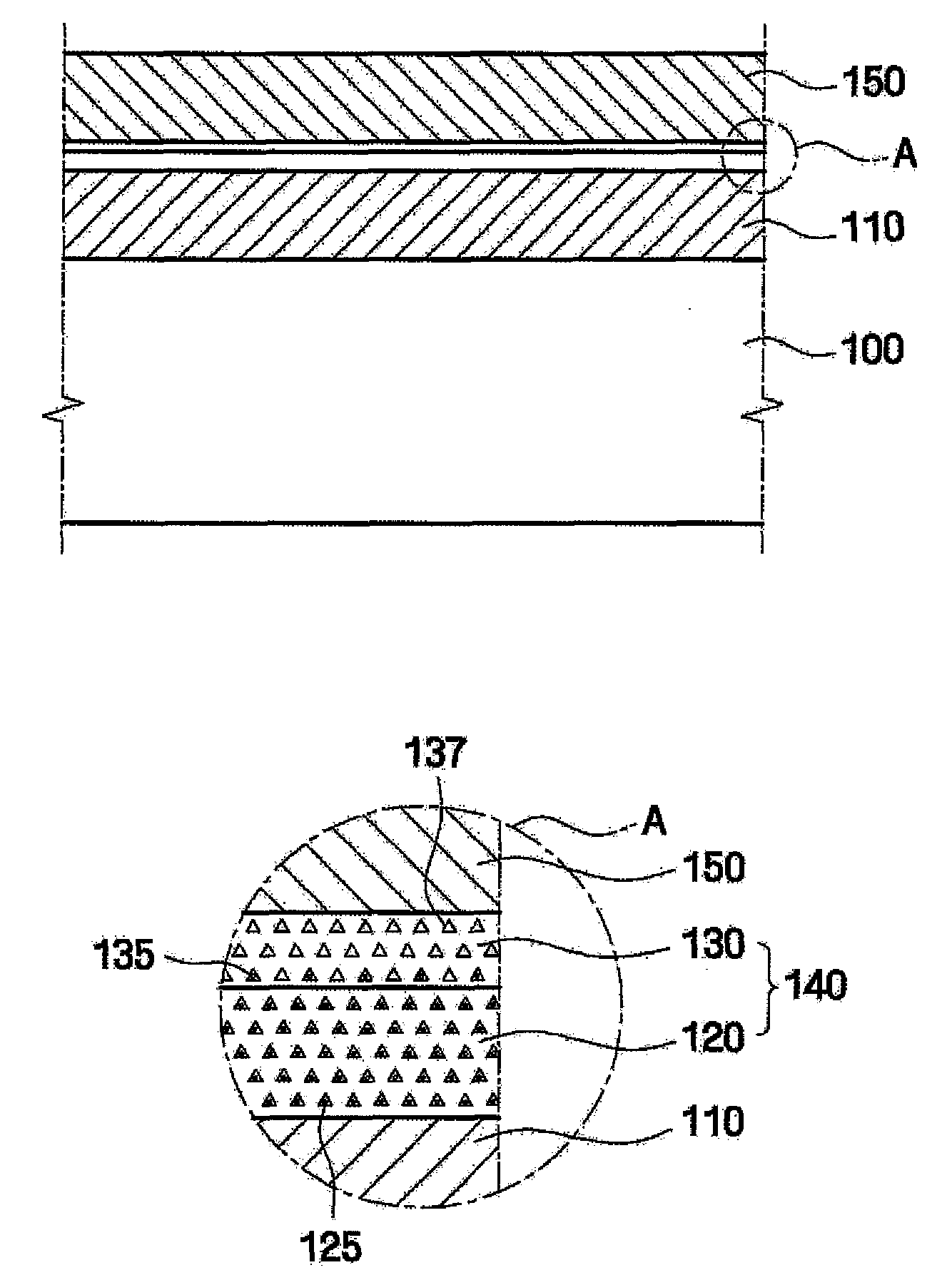 Semiconductor device comprising multilayer dielectric film and related method