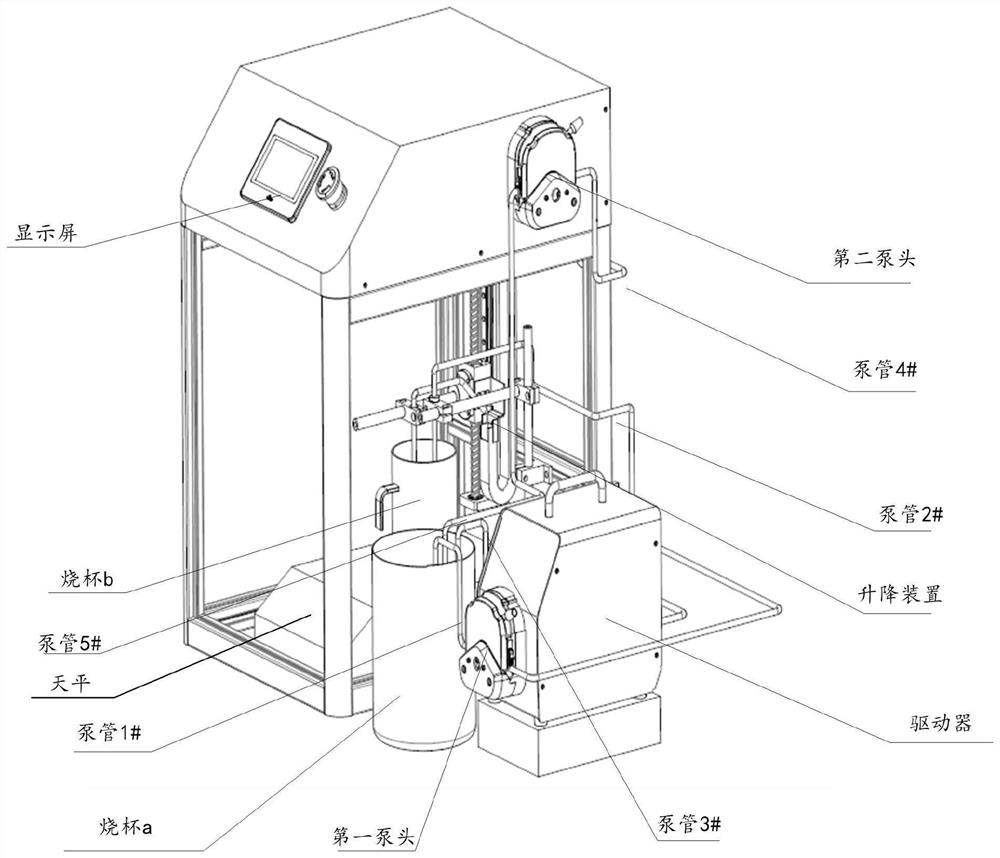 Device and method for automatically detecting flow of transmission pump