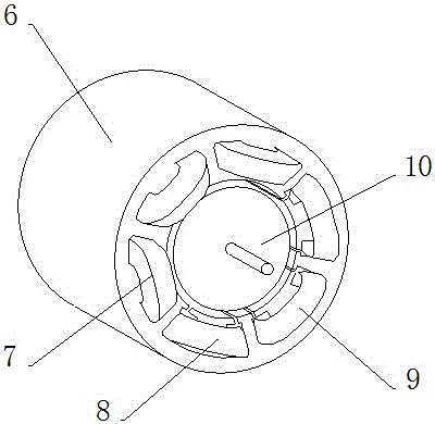 Switched reluctance motor of rechargeable ship and switched reluctance drive device