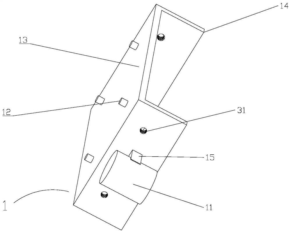 Vehicle loudspeaker bracket assembly