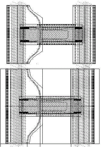 Device and method for arranging S-shaped rubber band on napkin for incontinents
