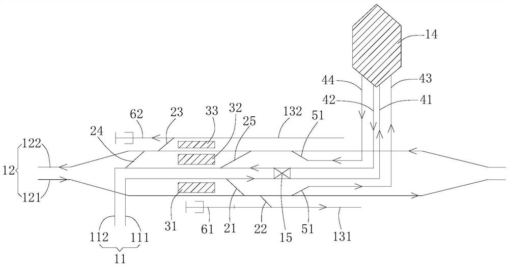 Straddle type monorail wiring system and operation method