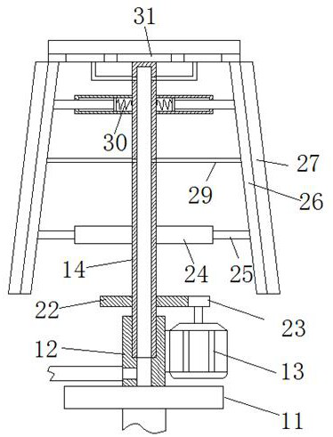 A kind of high-efficiency cleaning equipment for environmental protection trash can