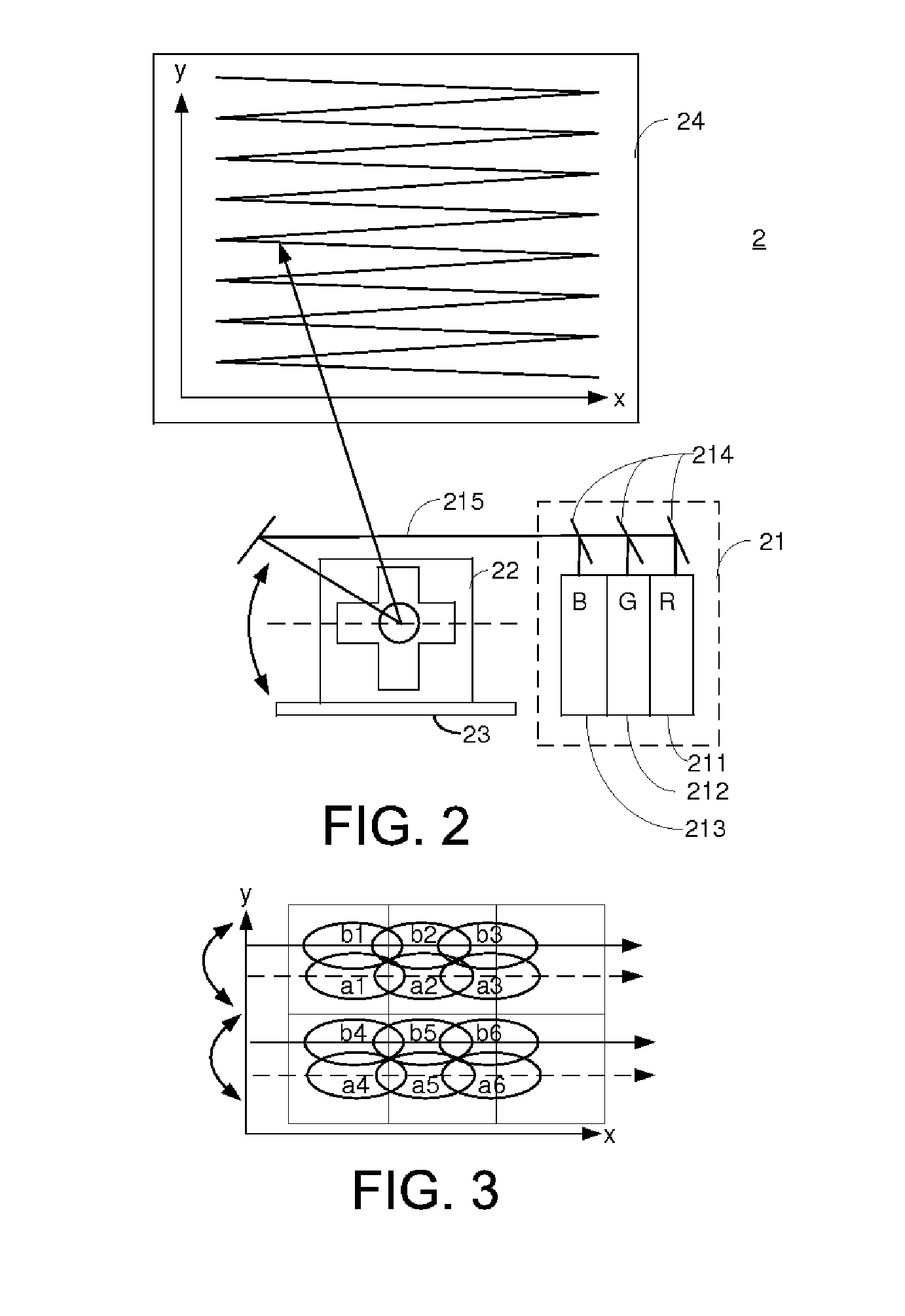 Laser Scanning Projection System with Reduced Speckle Contrast and Speckle Contrast Reducing Method