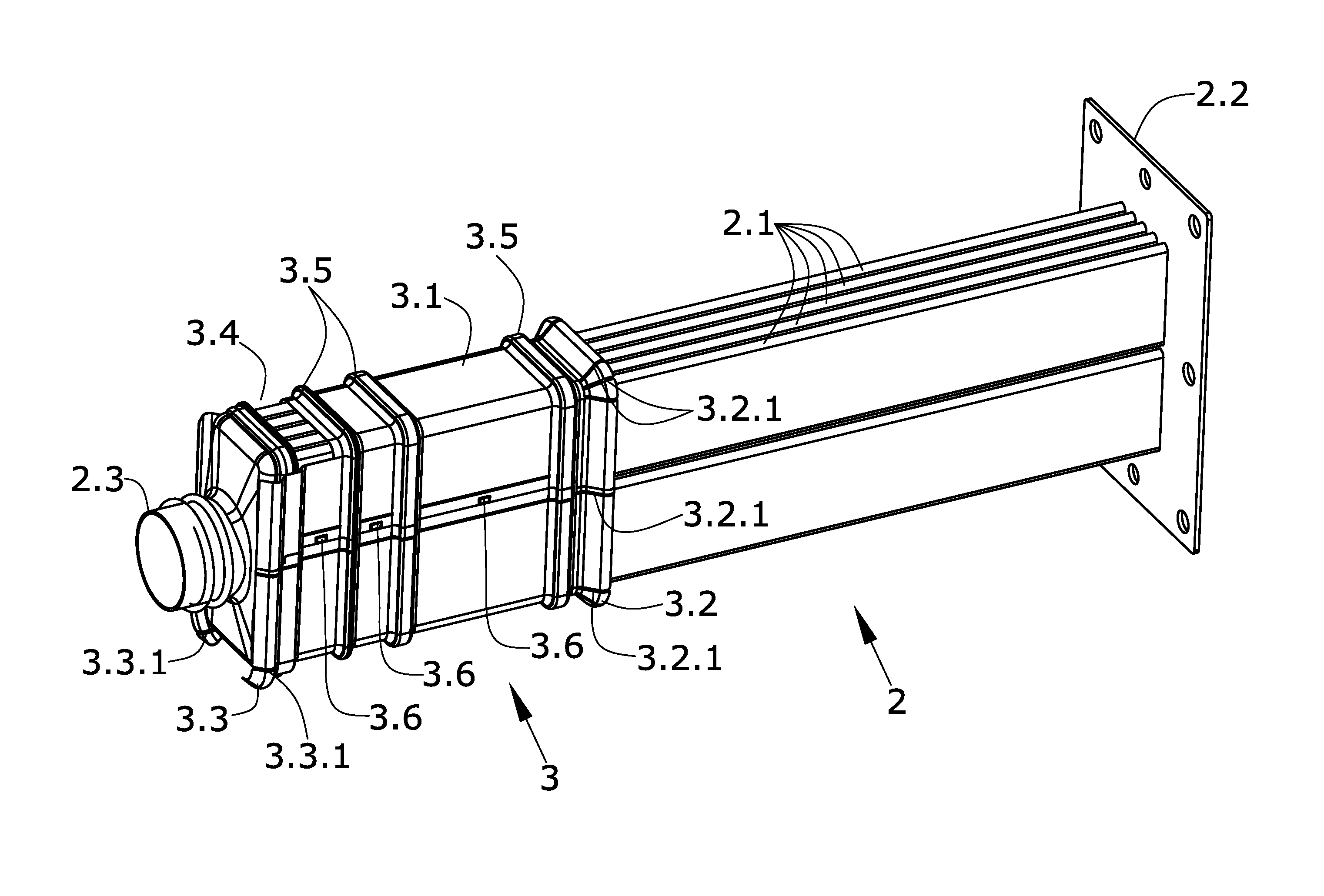 Flow deflector