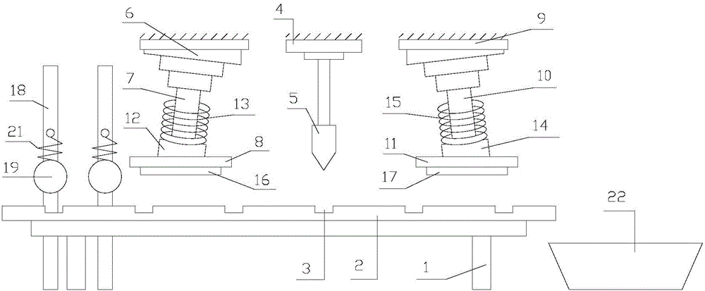 Corrugated paper cutting device