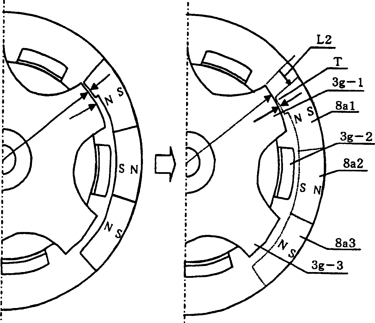 Vibrating motor and portable terminal apparatus using same