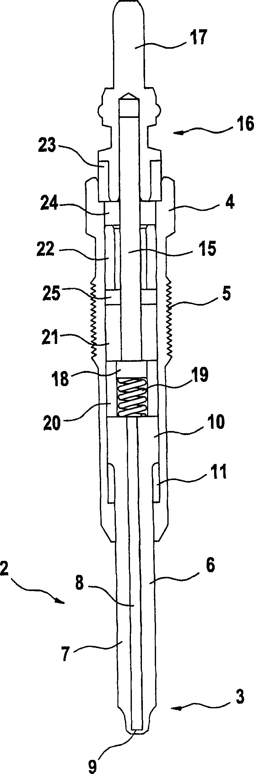 Sheathed-element glow plug