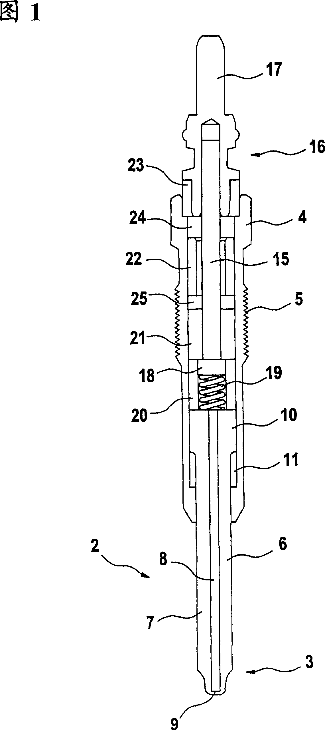 Sheathed-element glow plug