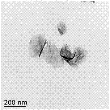 Preparation method of MoS2 nanosheets adopting two-dimensional nanostructures