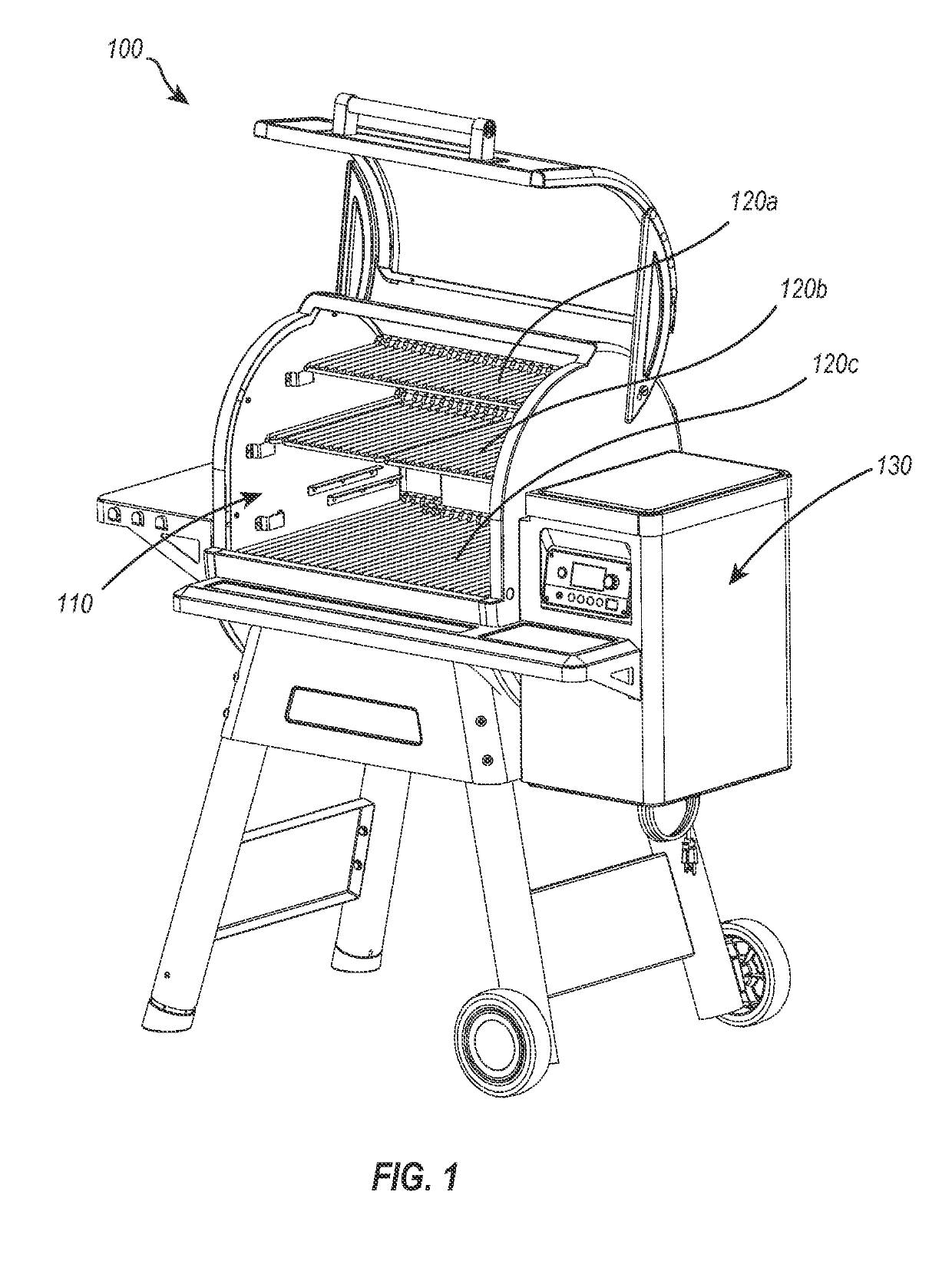 Self-cleaning grill