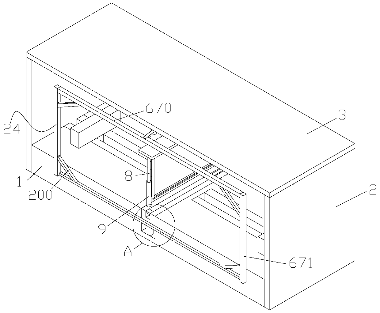 Lamp pole bending equipment