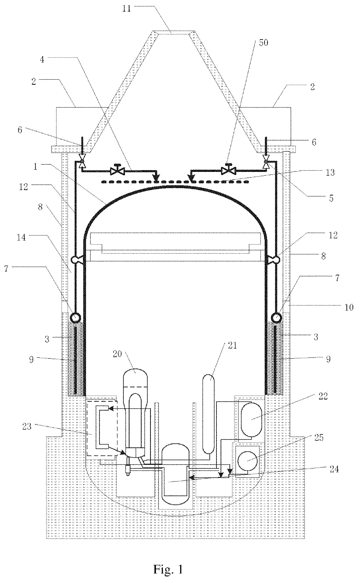 Nuclear power plant containment cooling system and spray flow control method therefor