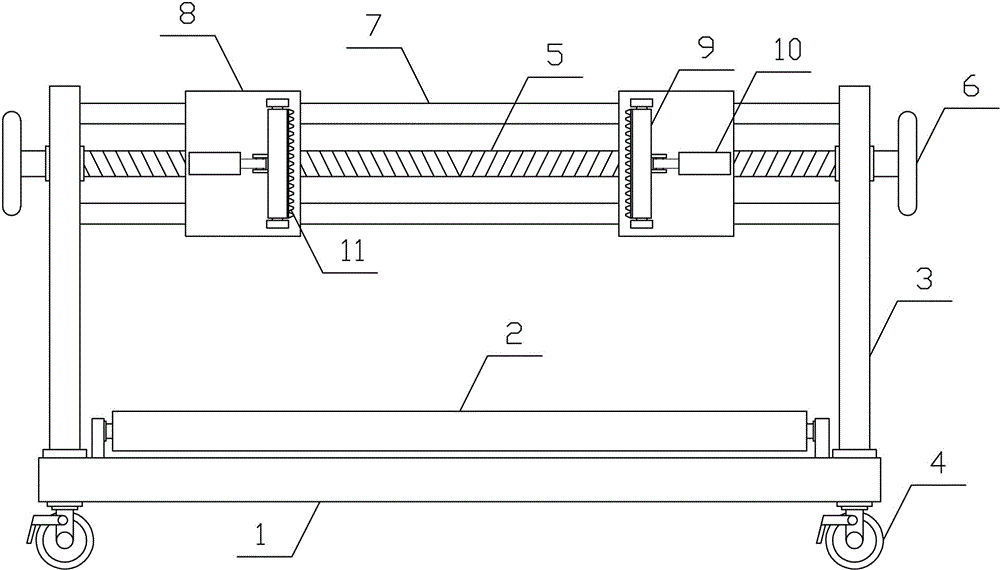 Packing box fixing and conveying device