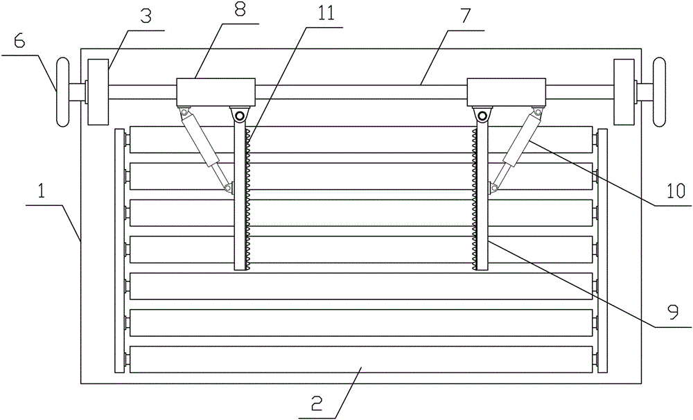Packing box fixing and conveying device