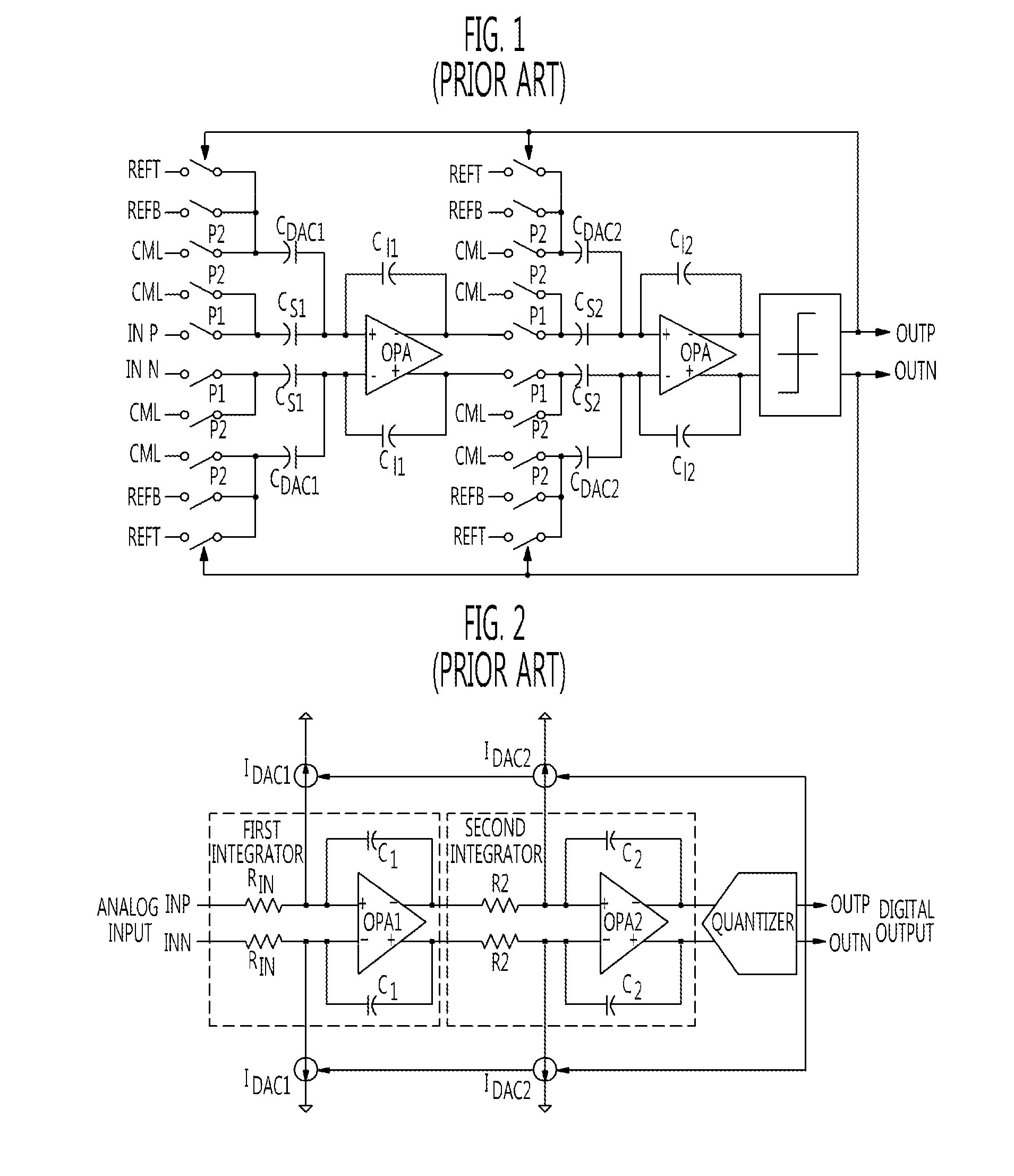 Active resistance-capacitor integrator and continuous-time sigma-delta modulator with gain control function