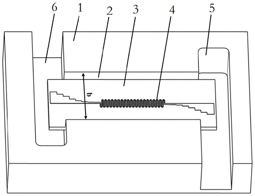 Microstrip slow-wave structure transmission system suitable for wide dielectric substrate