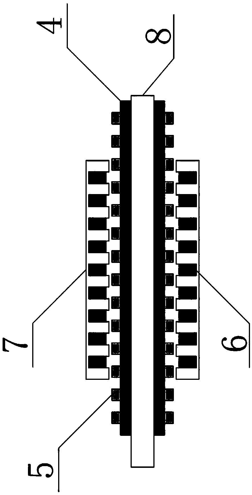 Semi-active electromagnetic resonant-type tuned mass damper