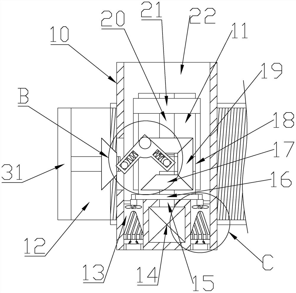 Roadblock telescopic pile capable of automatically removing moisture