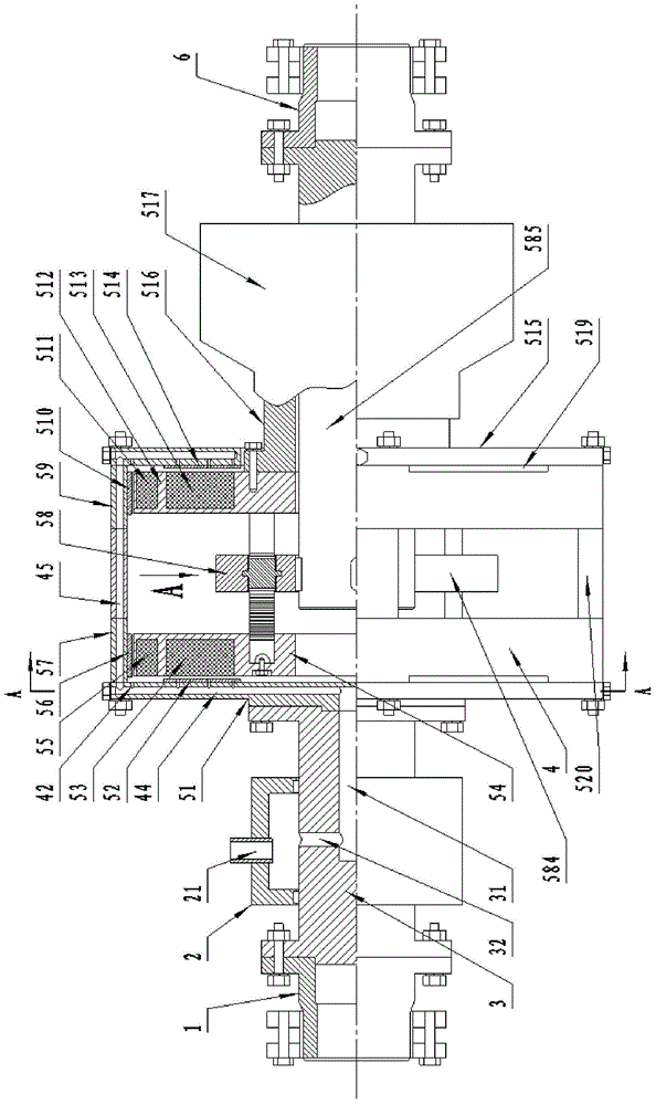 Water-cooled conductor rotor, permanent magnet eddy current governor and permanent magnet eddy current coupler