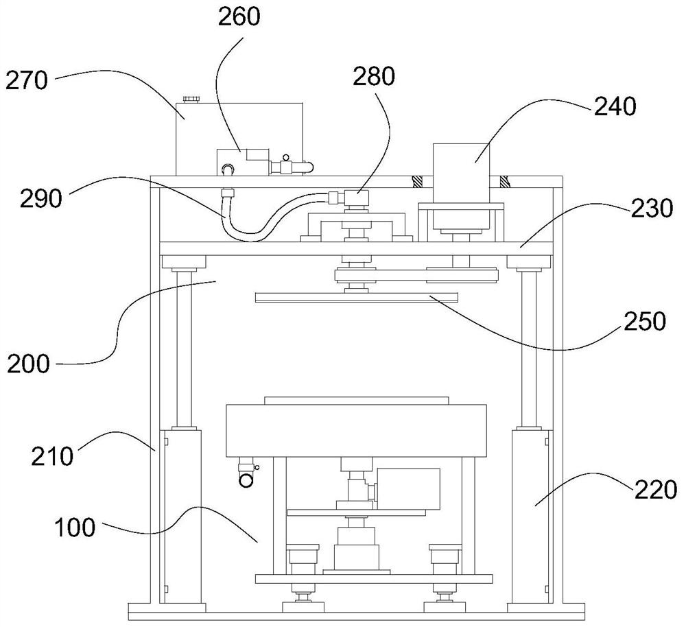 Polishing device for sapphire glass processing