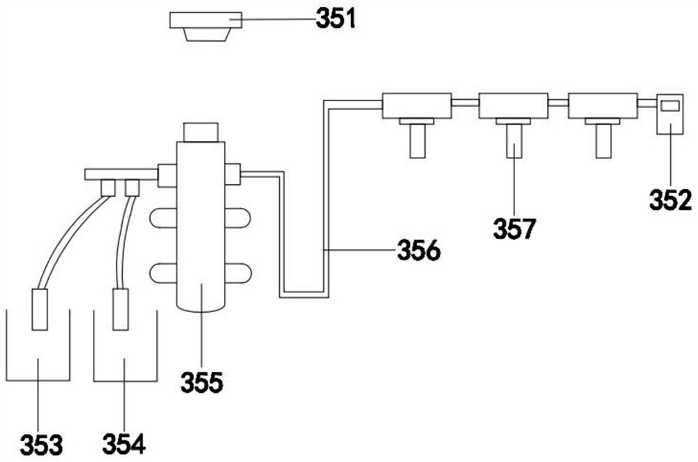 Garbage sorting and releasing device