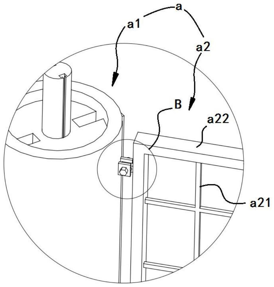 Anchoring device for preventing landslide geological disasters