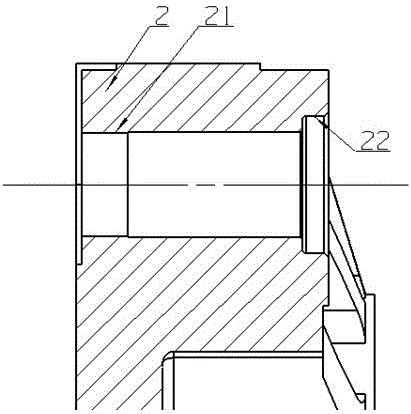 Thread anti-bending mechanism