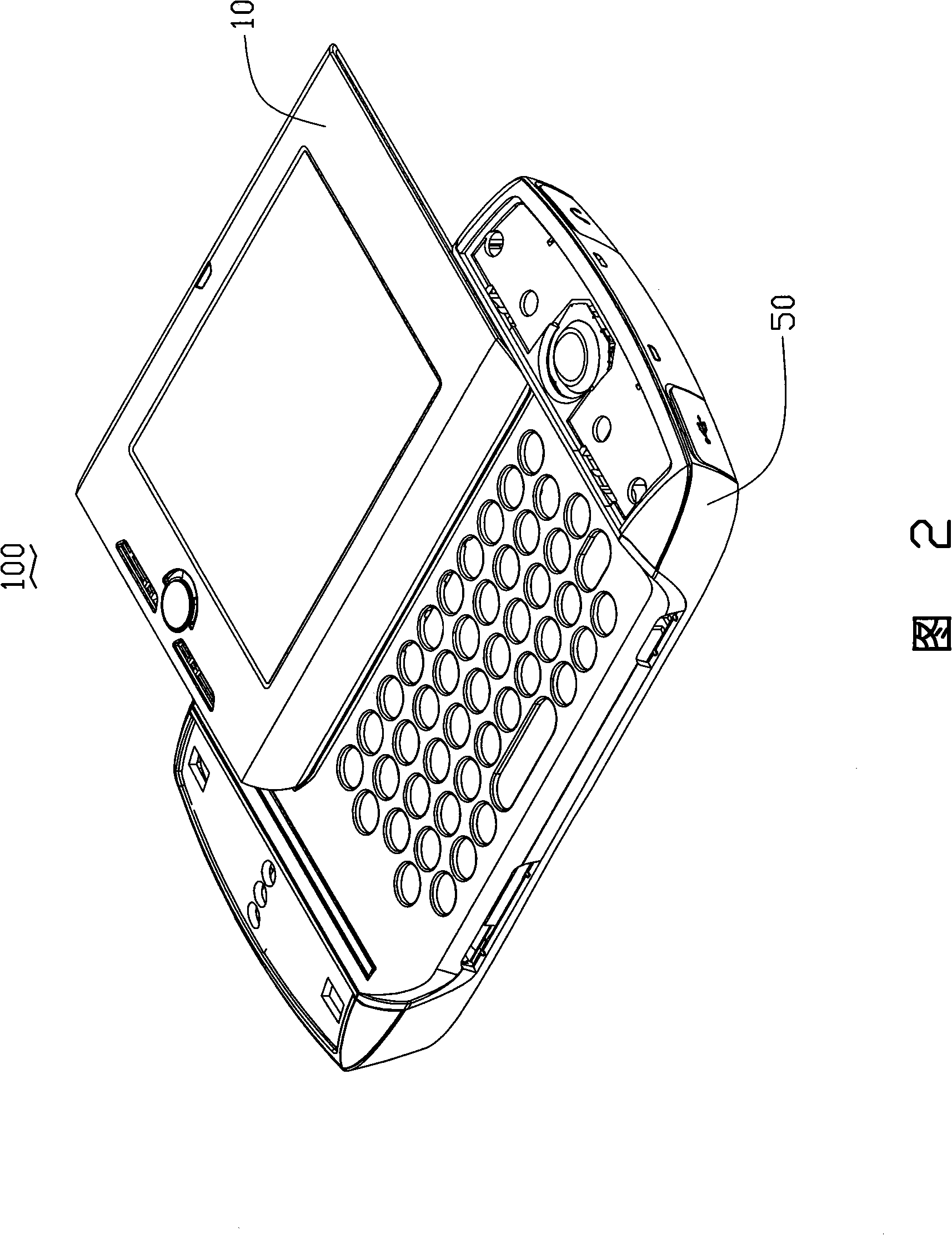 Earthing device of portable electronic apparatus