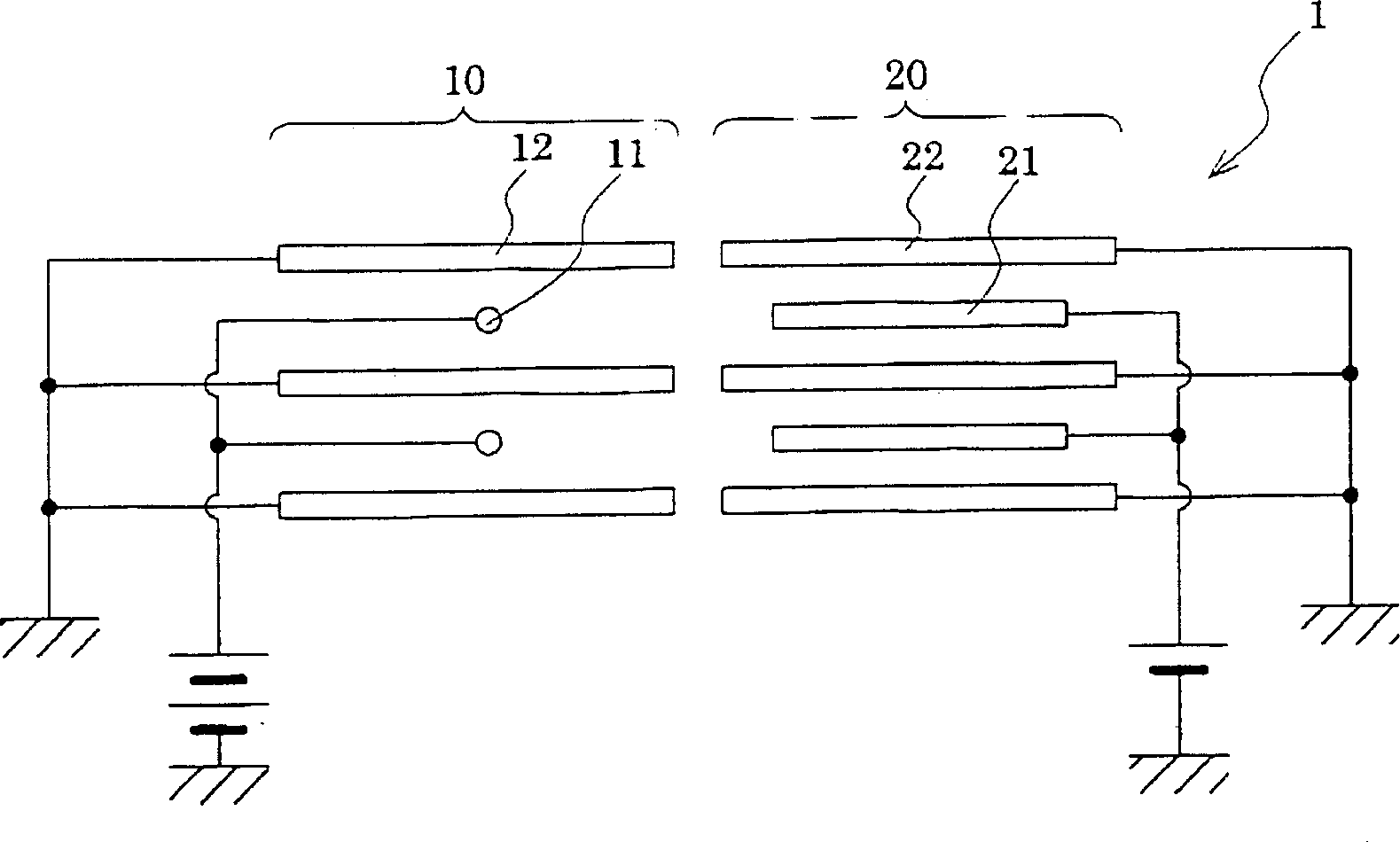 Resin electrode and electrostatic dust collector using the same