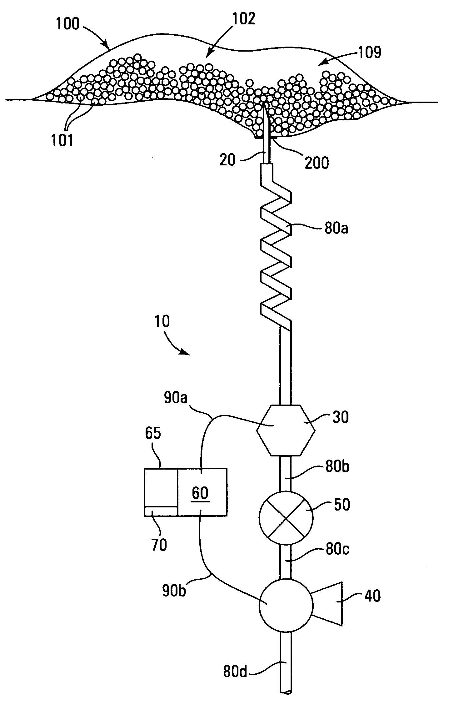 Instrument for accurately measuring mass flow rate of a fluid pumped from a hermetically sealed container